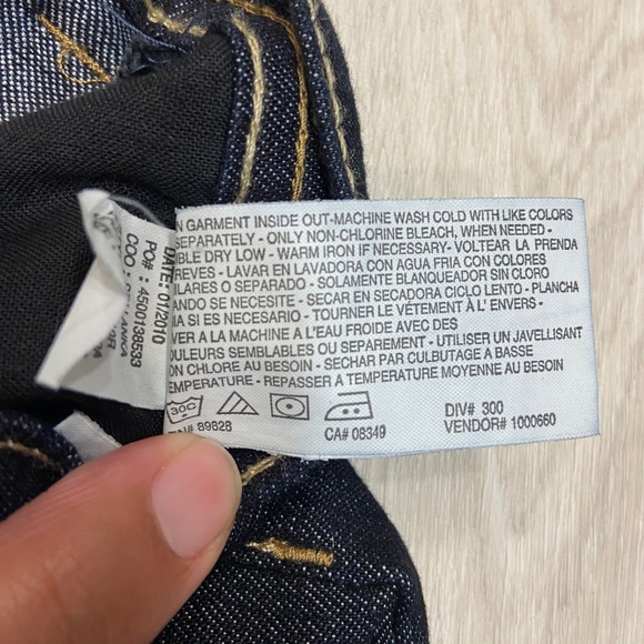 Gloria Vanderbilt 14 Short Amanda Stretch Classic Fit Dark Wash Stretch Denim - Picture 5 of 6